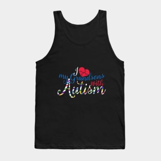 Autism Awareness Shirts 2018 Grandson Autism Tshir Tank Top